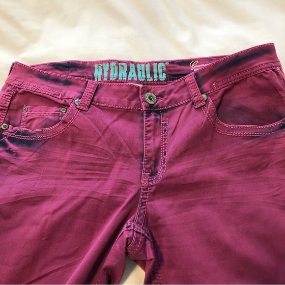 HYDRAULIC Grammercy Original Jegging Skinny Stretch Jeans Size15/16 Berry - Picture 7 of 14